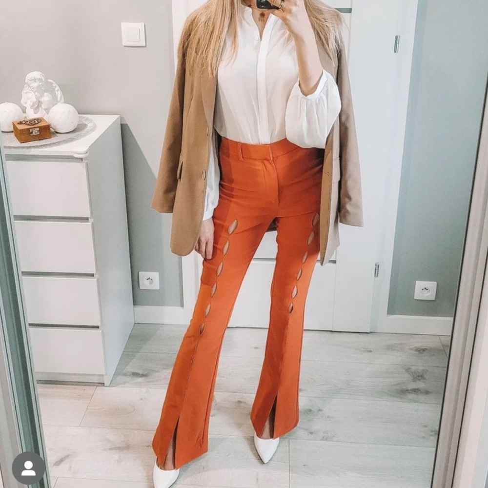Zara Orange Pants